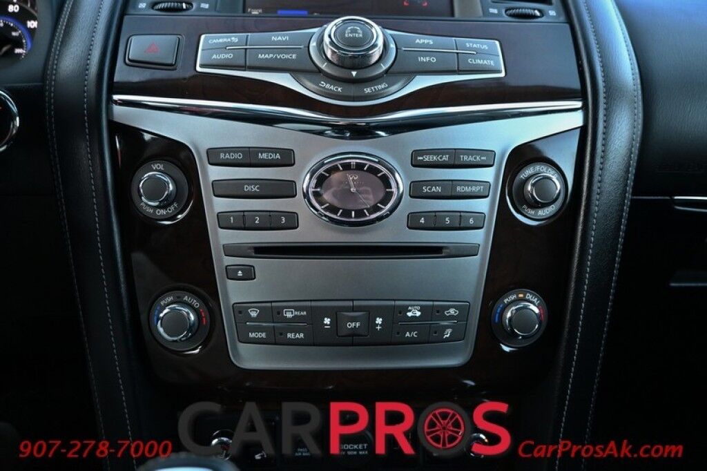 2019 INFINITI QX80 LUXE - All Wheel Drive - 5.6L V8 - Front & Rear Heated Leather Seats - Remote Start - 3rd Row - Seats 7 - Navigation - Backup Camera - Bose Sound System - Bluetooth - Rear Entertainment - 1 Owner Anchorage AK