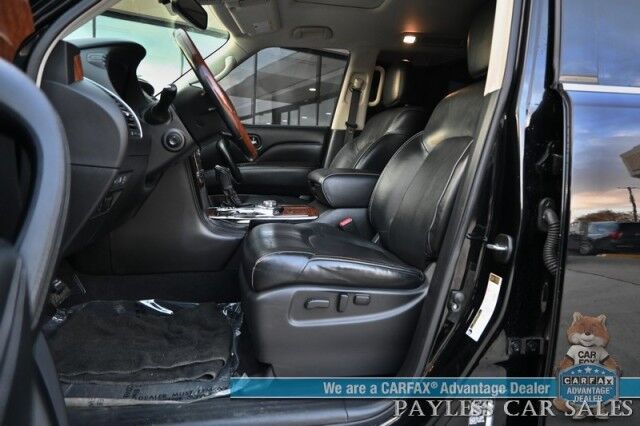 2019 INFINITI QX80 LUXE / 4X4 / ProAssist Pkg / Auto Start / Power & Heated Leather Anchorage AK