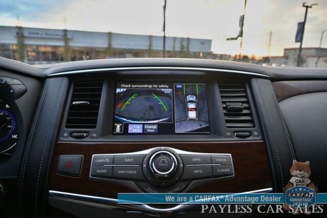 2019 INFINITI QX80 LUXE / 4X4 / ProAssist Pkg / Auto Start / Power & Heated Leather Seats / Heated Steering / Nav / Bose Speakers / 360 Camera / Sunroof / Lane Depart & Blind Spot Alert / Adaptive Cruise / 3rd Row / Seats 7 / Tow Pkg Anchorage AK 2019 INFINITI QX80 LUXE / 4X4 / ProAssist Pkg / Auto Start / Power & Heated Leather Seats / Heated Steering / Nav / Bose Speakers / 360 Camera / Sunroof / Lane Depart & Blind Spot Alert / Adaptive Cruise / 3rd Row / Seats 7 / Tow Pkg Anchorage AK