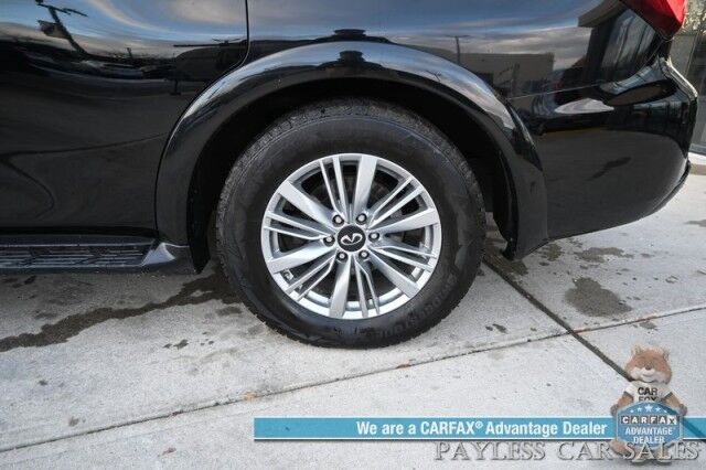 2019 INFINITI QX80 LUXE / 4X4 / ProAssist Pkg / Auto Start / Power & Heated Leather Seats / Heated Steering / Nav / Bose Speakers / 360 Camera / Sunroof / Lane Depart & Blind Spot Alert / Adaptive Cruise / 3rd Row / Seats 7 / Tow Pkg Anchorage AK 2019 INFINITI QX80 LUXE / 4X4 / ProAssist Pkg / Auto Start / Power & Heated Leather Seats / Heated Steering / Nav / Bose Speakers / 360 Camera / Sunroof / Lane Depart & Blind Spot Alert / Adaptive Cruise / 3rd Row / Seats 7 / Tow Pkg Anchorage AK