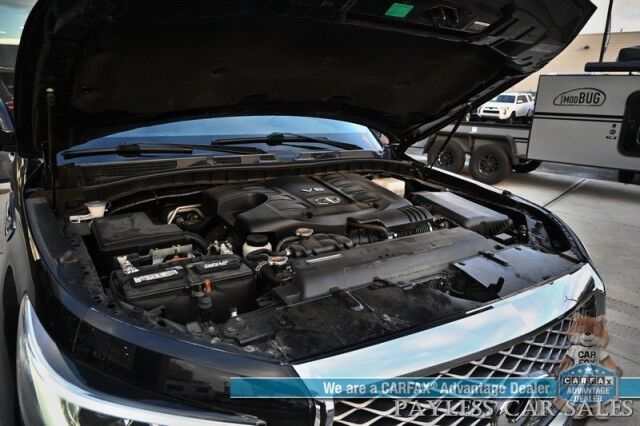 2019 INFINITI QX80 LUXE / 4X4 / ProAssist Pkg / Auto Start / Power & Heated Leather Seats / Heated Steering / Nav / Bose Speakers / 360 Camera / Sunroof / Lane Depart & Blind Spot Alert / Adaptive Cruise / 3rd Row / Seats 7 / Tow Pkg Anchorage AK 2019 INFINITI QX80 LUXE / 4X4 / ProAssist Pkg / Auto Start / Power & Heated Leather Seats / Heated Steering / Nav / Bose Speakers / 360 Camera / Sunroof / Lane Depart & Blind Spot Alert / Adaptive Cruise / 3rd Row / Seats 7 / Tow Pkg Anchorage AK