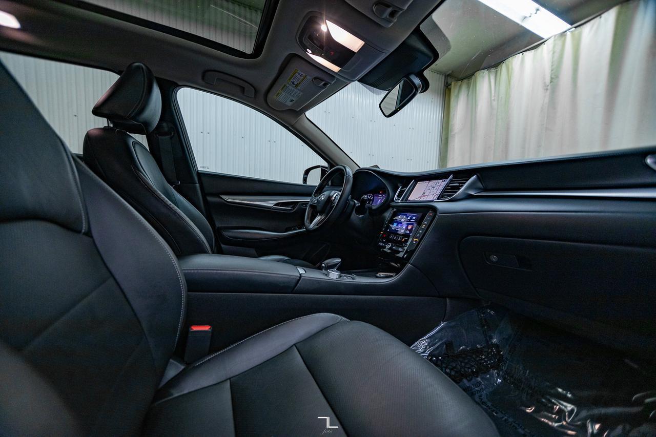 2019 Infiniti QX50 AWD Essential Leather Roof Nav Red Deer AB