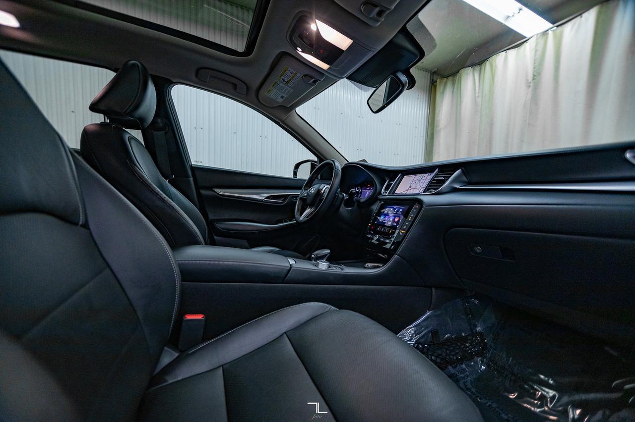 2019 Infiniti QX50 AWD Essential Leather Roof Nav Red Deer AB