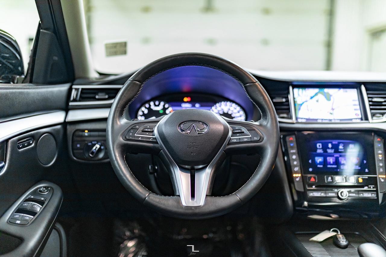 2019 Infiniti QX50 AWD Essential Leather Roof Nav Red Deer AB