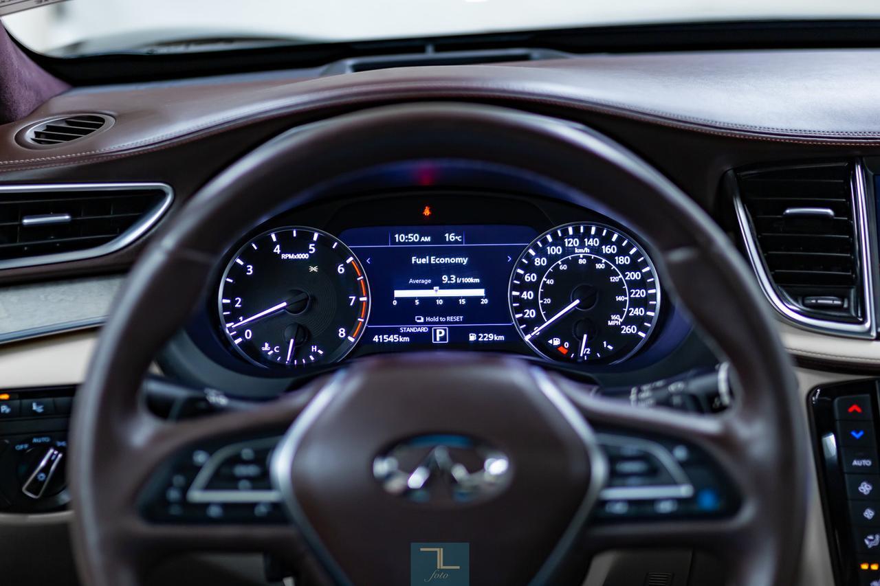 2019 Infiniti QX50 AWD Sensory Leather Roof Nav Red Deer AB