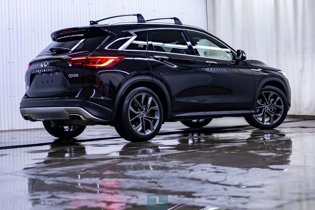 2019 Infiniti QX50 AWD Sensory Leather Roof Nav Red Deer AB