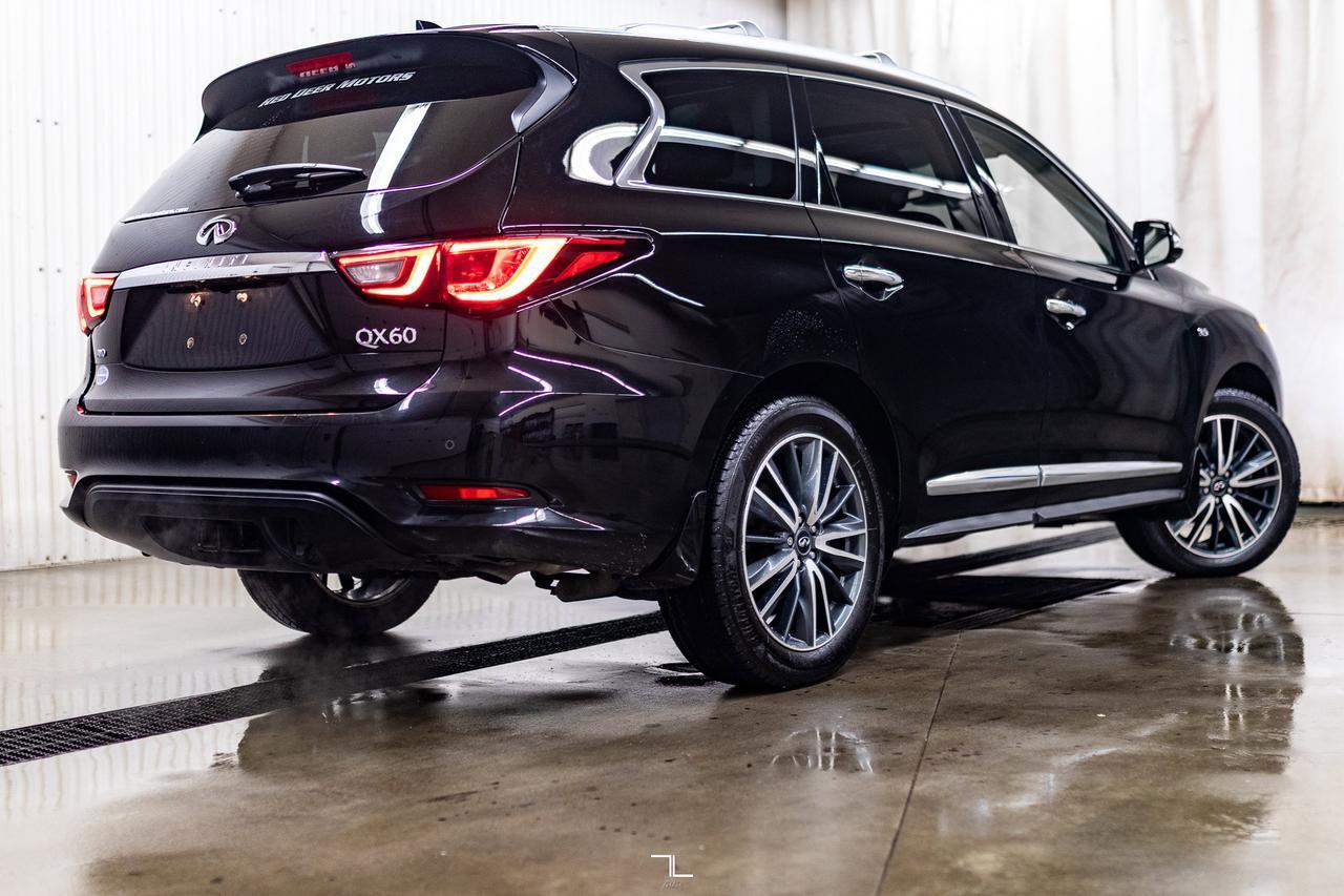 2019 Infiniti QX60 AWD Pure Leather Roof Nav BCam Red Deer AB