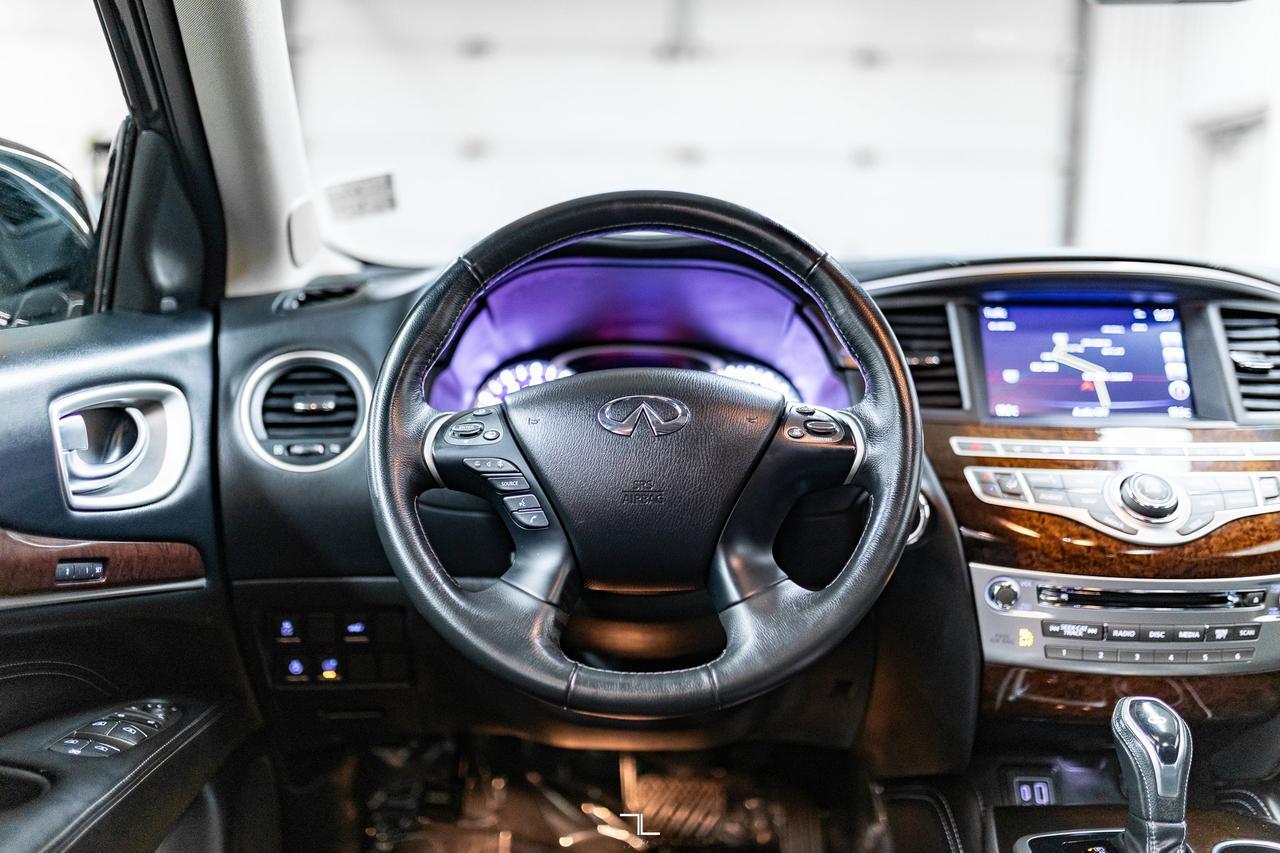 2019 Infiniti QX60 AWD Pure Leather Roof Nav BCam Red Deer AB