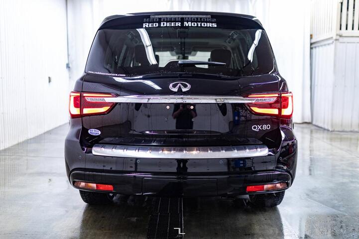 2019 Infiniti QX80 AWD Limited Leather Roof Nav BCam Red Deer AB