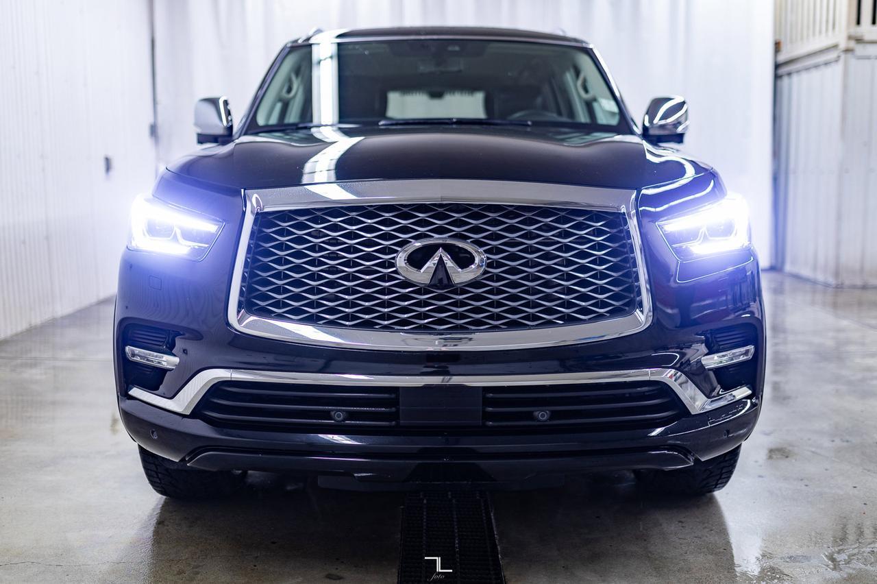 2019 Infiniti QX80 AWD Limited Leather Roof Nav BCam Red Deer AB