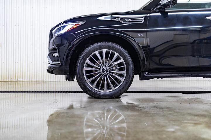2019 Infiniti QX80 AWD Limited Leather Roof Nav BCam Red Deer AB