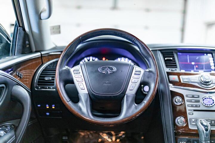 2019 Infiniti QX80 AWD Limited Leather Roof Nav BCam Red Deer AB
