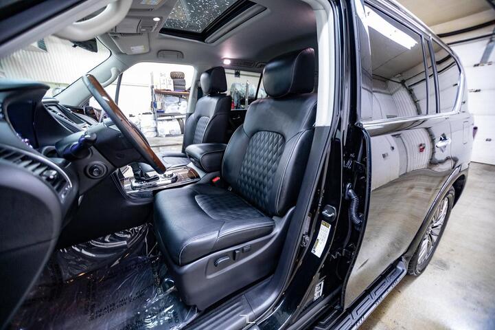 2019 Infiniti QX80 AWD Limited Leather Roof Nav BCam Red Deer AB