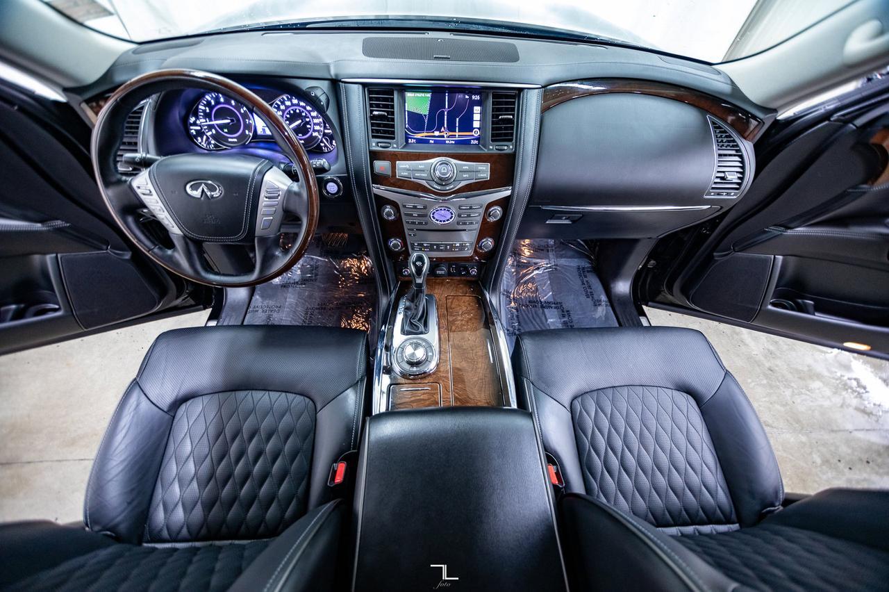 2019 Infiniti QX80 AWD Limited Leather Roof Nav BCam Red Deer AB