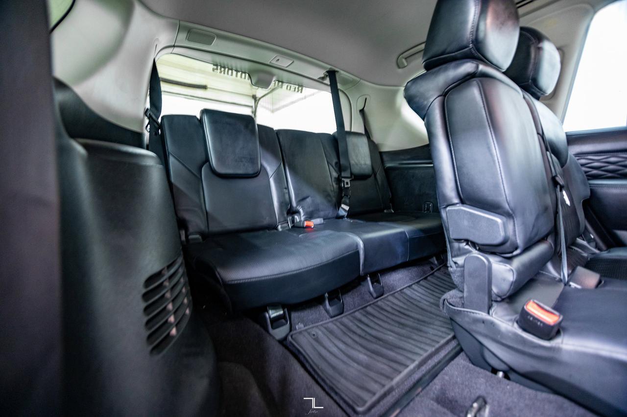 2019 Infiniti QX80 AWD Luxe Leather Roof Nav BCam Red Deer AB