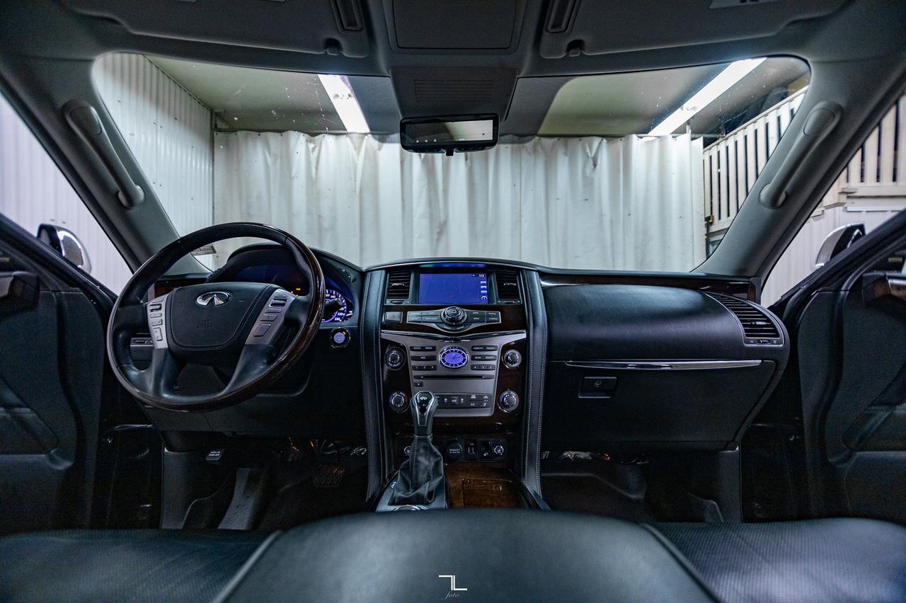 2019 Infiniti QX80 AWD Luxe Leather Roof Nav BCam Red Deer AB