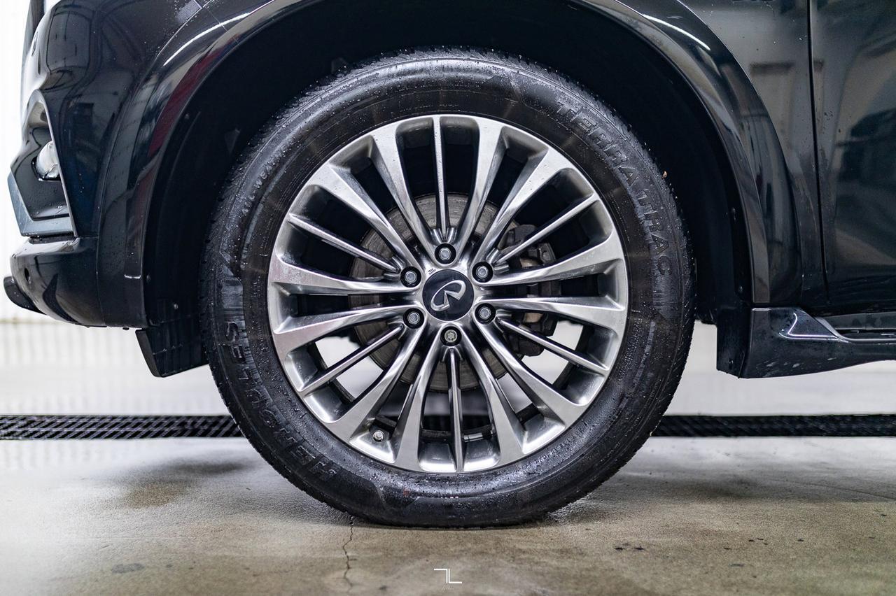 2019 Infiniti QX80 AWD Luxe Leather Roof Nav BCam Red Deer AB