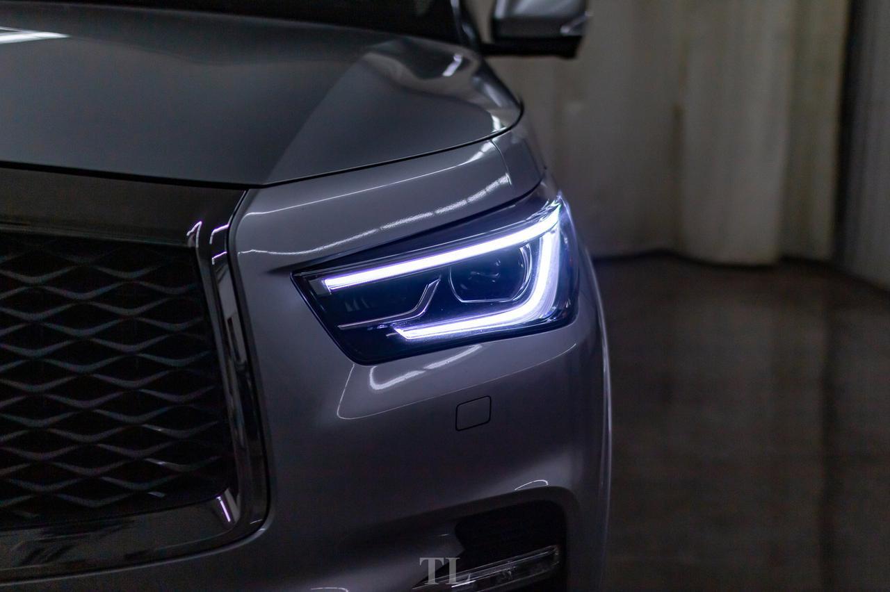 2019 Infiniti QX80 AWD Luxury Edition Leather Roof Nav TV's Red Deer AB