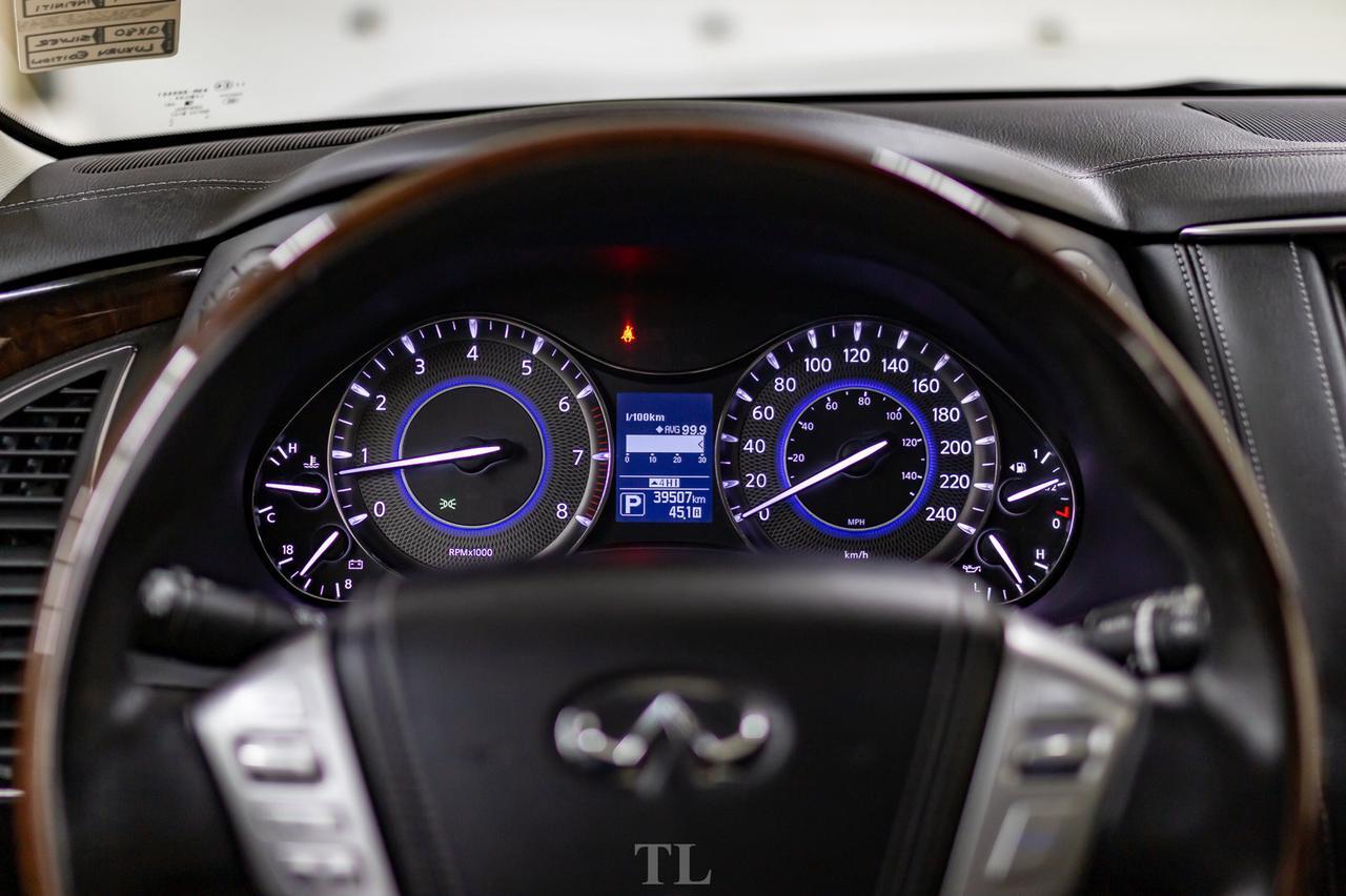 2019 Infiniti QX80 AWD Luxury Edition Leather Roof Nav TV's Red Deer AB