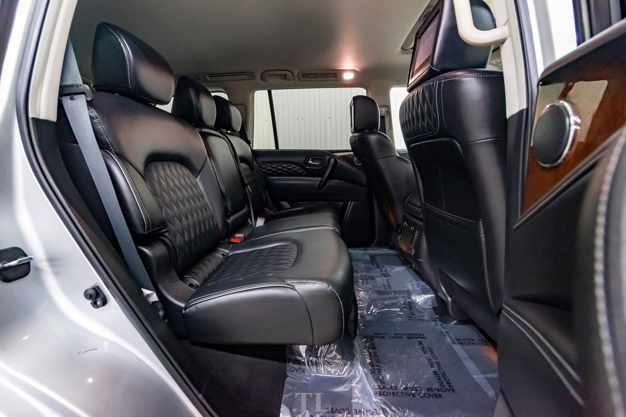 2019 Infiniti QX80 AWD Luxury Edition Leather Roof Nav TV's Red Deer AB