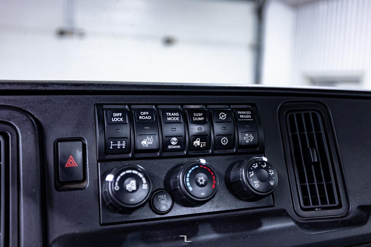 2019 International MV607 Daycab Roll Off Deck Diesel Red Deer AB