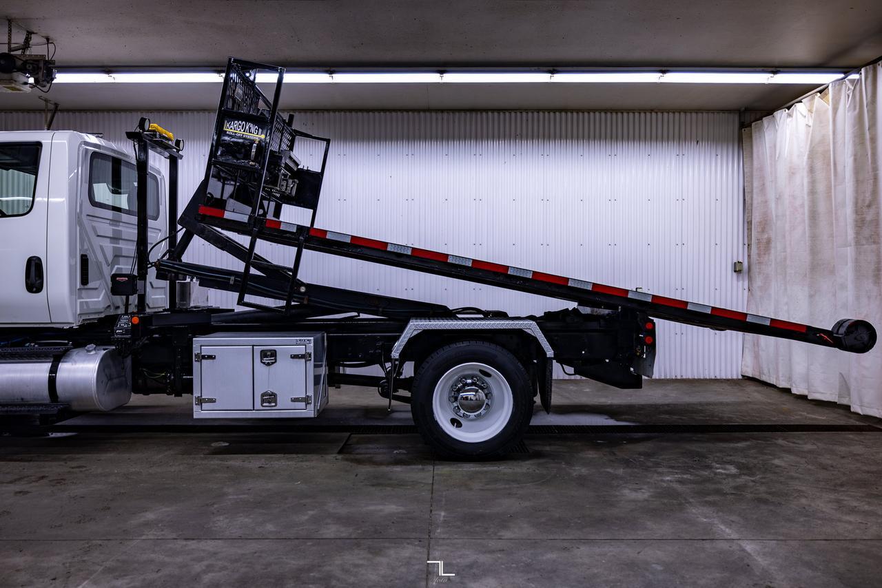 2019 International MV607 Daycab Roll Off Deck Diesel Red Deer AB