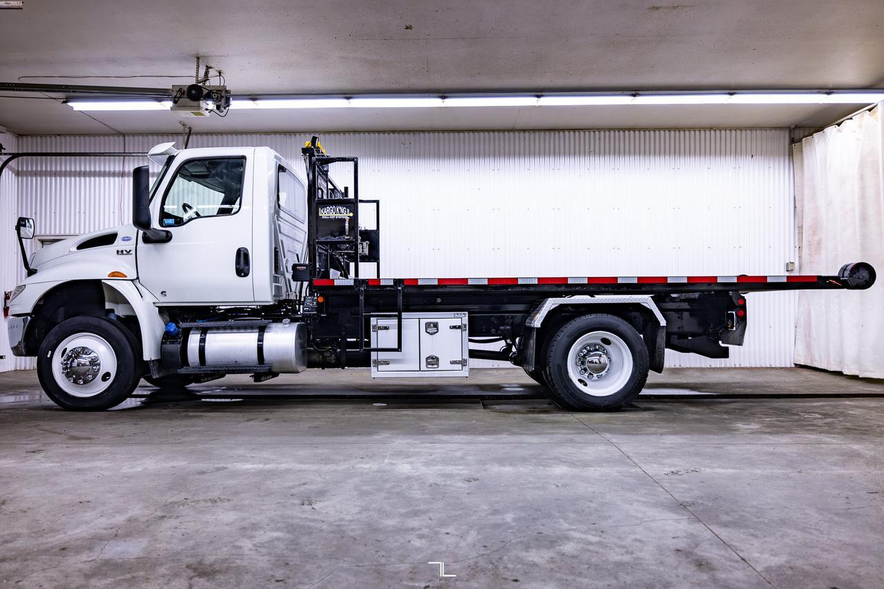 2019 International MV607 Daycab Roll Off Deck Diesel Red Deer AB