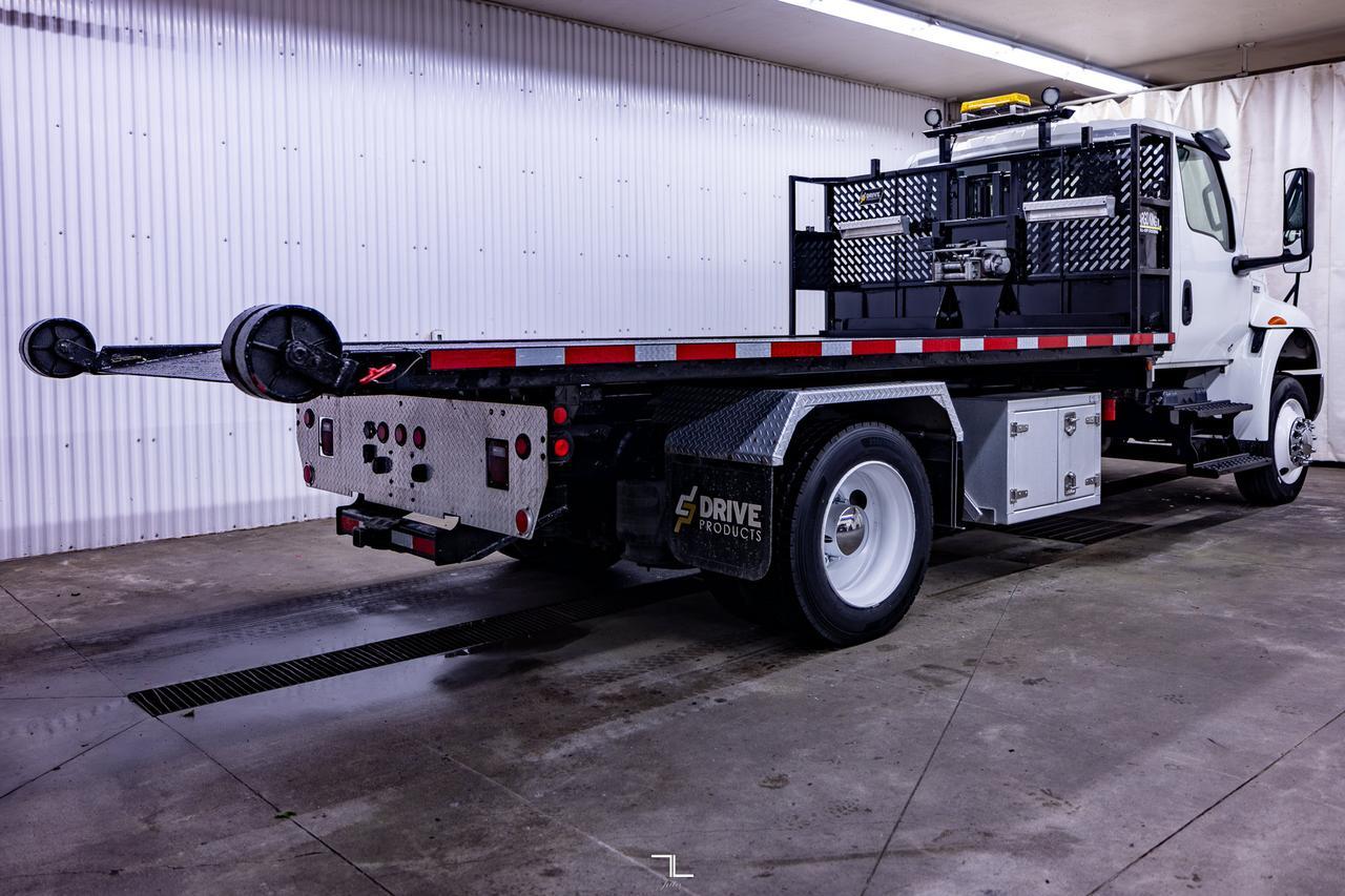 2019 International MV607 Daycab Roll Off Deck Diesel Red Deer AB