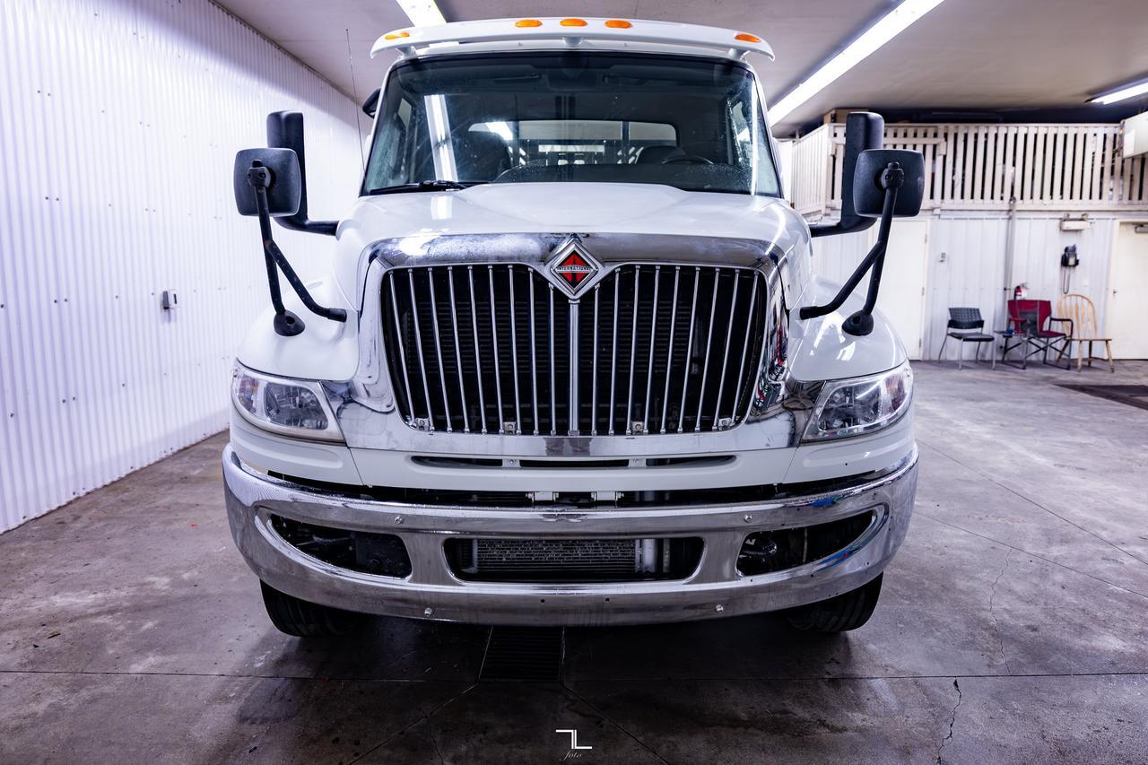 2019 International MV607 Daycab Roll Off Deck Diesel Red Deer AB