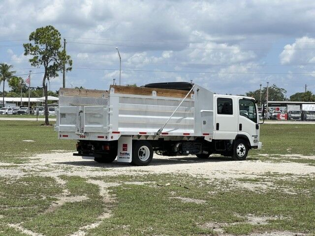 2019 Isuzu NPR-HD Crew Cab 14&apos; Aluminum Landscape Dump Truck Homestead FL