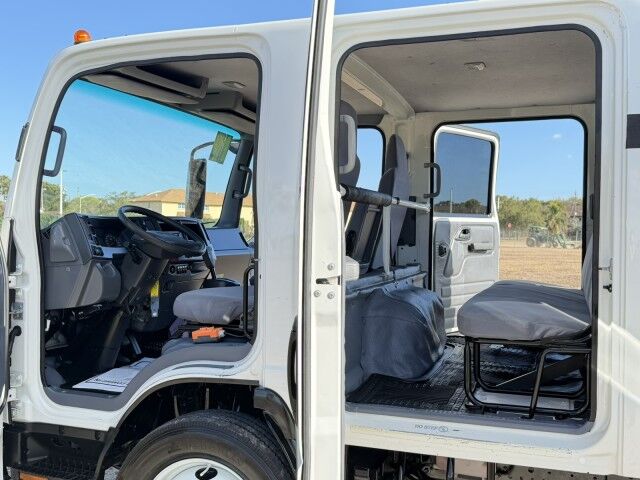 2019 Isuzu NPR-HD Crew Cab GAS 14' Aluminum Landscape Dump Truck Homestead FL