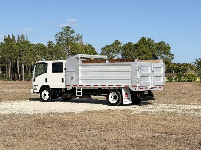 2019 Isuzu NPR-HD Crew Cab GAS 14' Aluminum Landscape Dump Truck Homestead FL