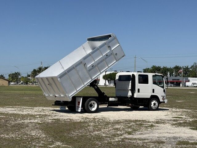 2019 Isuzu NPR-HD Crew Cab GAS 14' Aluminum Trash Dump Truck Homestead FL