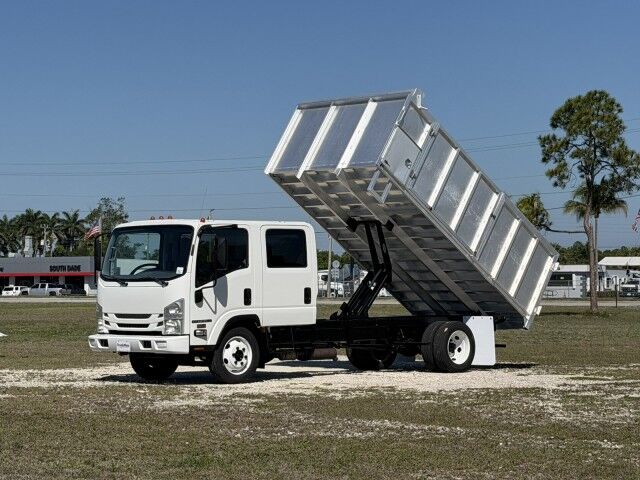 2019 Isuzu NPR-HD Crew Cab GAS 14' Aluminum Trash Dump Truck