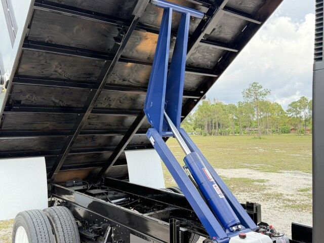 2019 Isuzu NPR-HD Crew Cab GAS 14' Steel Dump Truck Homestead FL