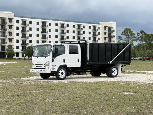 2019 Isuzu NPR-HD Crew Cab GAS 14' Steel Dump Truck Homestead FL