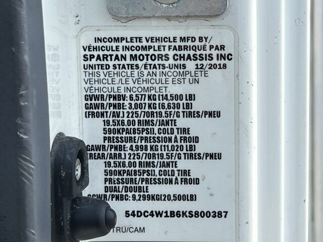 2019 Isuzu NPR-HD GAS 16' Refrigerated Truck Miami FL