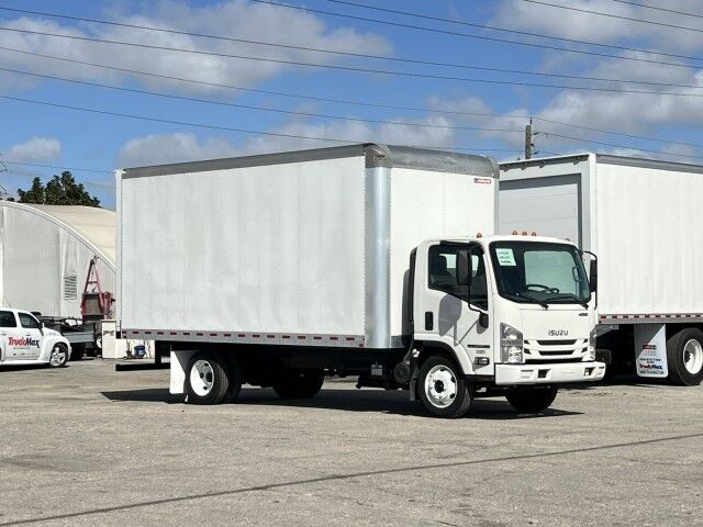 2019 Isuzu NPR-HD GAS 18&apos; Dry Box Truck with Aluminum Ramp Miami FL
