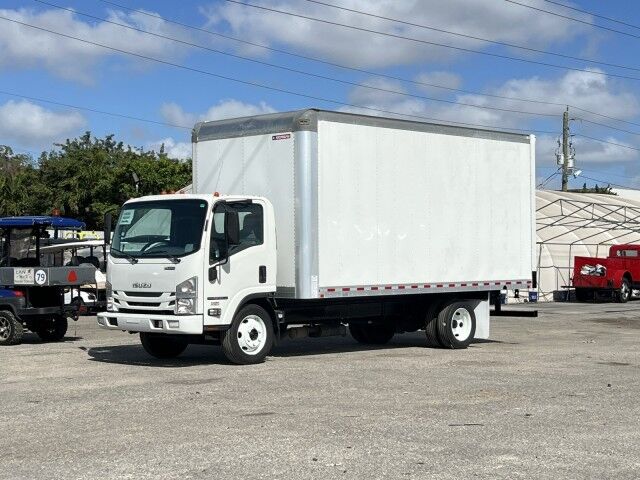 2019 Isuzu NPR-HD GAS 18&apos; Dry Box Truck with Aluminum Ramp Miami FL