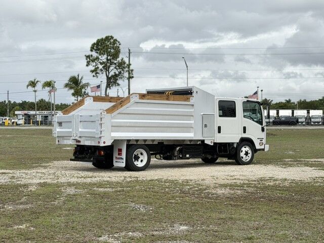 2019 Isuzu NPR-XD Crew Cab 14' Aluminum Landscape Dump Truck