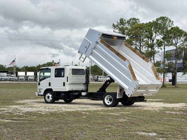 2019 Isuzu NPR-XD Crew Cab 14' Aluminum Landscape Dump Truck