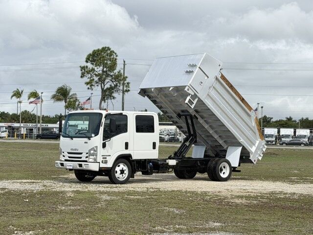 2019 Isuzu NPR-XD Crew Cab 14' Aluminum Landscape Dump Truck