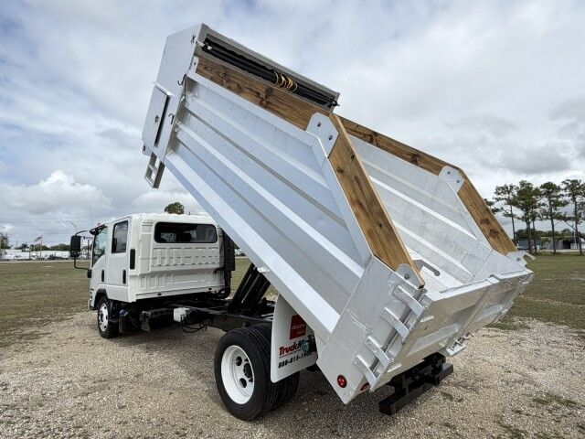 2019 Isuzu NPR-XD Crew Cab 14' Aluminum Landscape Dump Truck Homestead FL