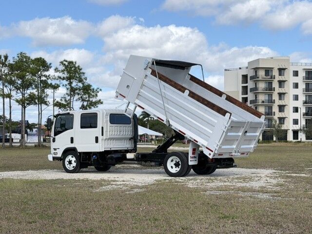 2019 Isuzu NPR-XD Crew Cab DSL 14' BABCO Aluminum Landscape Dump Truck Homestead FL