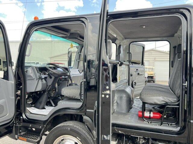 2019 Isuzu NRR Crew Cab 14&apos; Aluminum Landscape Dump Truck with Tree Spades Miami FL