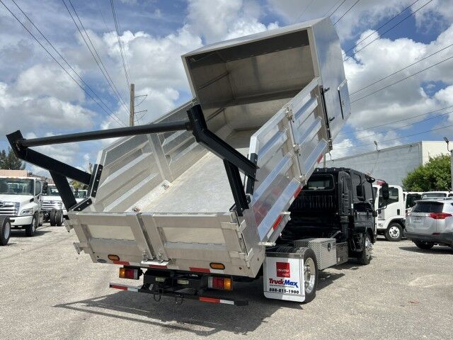 2019 Isuzu NRR Crew Cab 14&apos; Aluminum Landscape Dump Truck with Tree Spades Miami FL