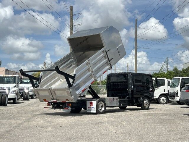 2019 Isuzu NRR Crew Cab 14&apos; Aluminum Landscape Dump Truck with Tree Spades Miami FL