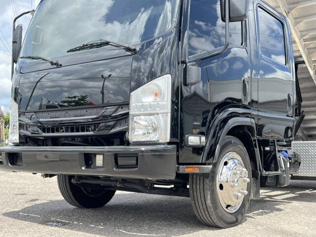2019 Isuzu NRR Crew Cab 14&apos; Aluminum Landscape Dump Truck with Tree Spades Miami FL