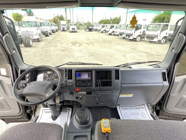 2019 Isuzu NRR Crew Cab 14&apos; Aluminum Landscape Dump Truck with Tree Spades Miami FL