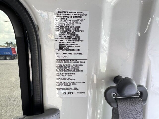 2019 Isuzu NRR Crew Cab 14&apos; Aluminum Landscape Dump Truck with Tree Spades Miami FL